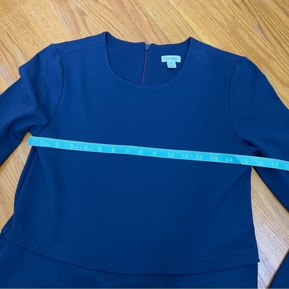 Cuyana‎ Ponte Long Sleeve Dress in Navy - Picture 15 of 15